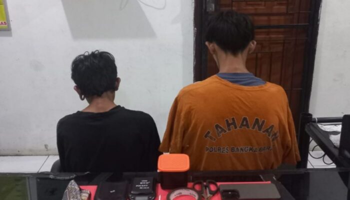 Dua Pengedar Sabu di Mentok Diciduk Polisi