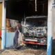 Mobil damkar Bangka Barat terbakar. Foto: Oma Kisma.
