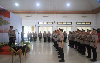 Daftar PJU yang dilantik Irjen Pol. Viktor Sihombing. Foto: Istimewa.
