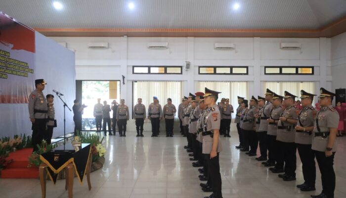 Daftar Pejabat yang Dilantik Kapolda Babel Hari Ini
