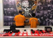 Dua pelaku peredaran sabu ditangkap polisi. Foto: Istimewa.