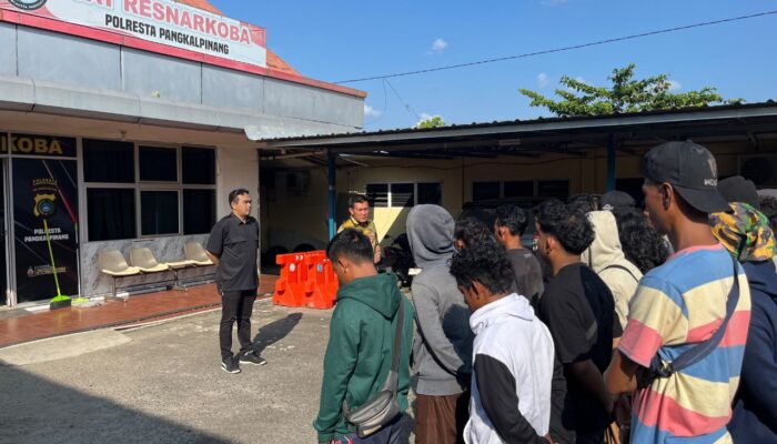 29 Penambang Timah Positif Narkoba Diusulkan Jalani Rehabilitasi