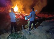 Dua kebakaran di Kecamatan Simpang Teritip. Foto: Istimewa.