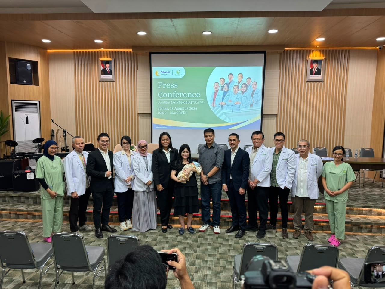 Blastula IVF Siloam Sriwijaya catat kelahiran bayi tabung ke-600. Foto: Istimewa.