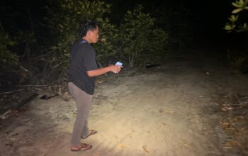 Satpolairud Babar awasi jalur penyelundupan timah di Pantai Sika Tempilang. Foto: Istimewa.