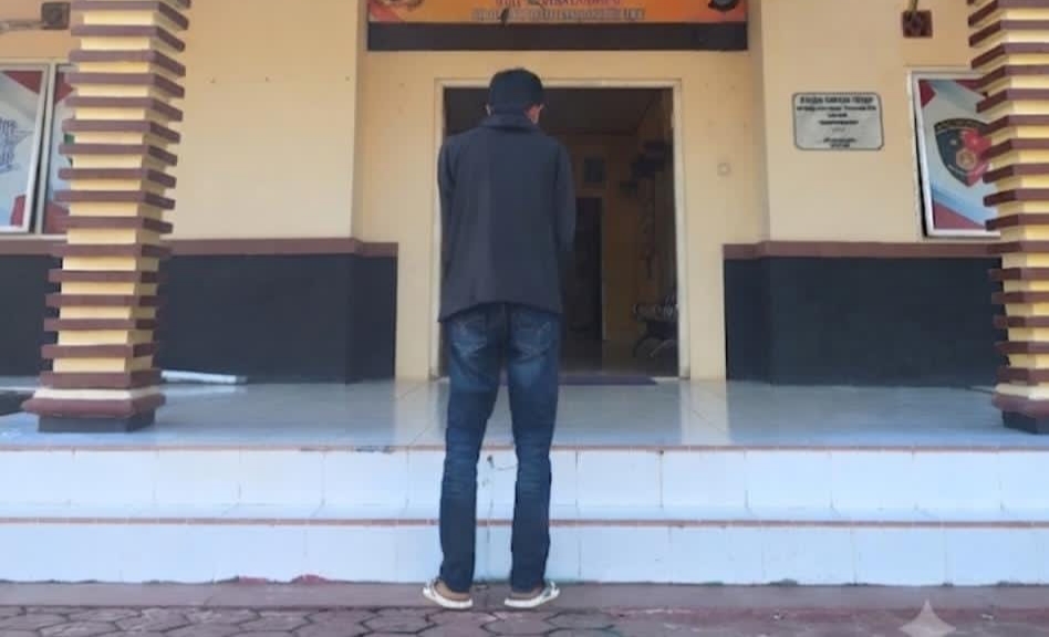 Satpam PT BPL diamankan polisi. Foto: Istimewa.