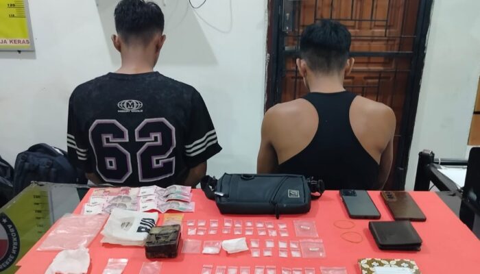 Tangkap Dua Pengedar Narkoba, Polres Babar Sita 20 Gram Sabu