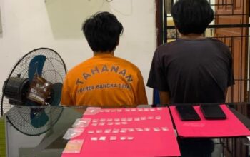 Dua pengedar sabu dibekuk Tim Hantu Polres Babar. Foto: Istimewa.