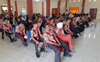 32 Pramuka Bangka Barat dikirim ke Jambore Nasional 2026. Foto: Rizki Ramadhani.