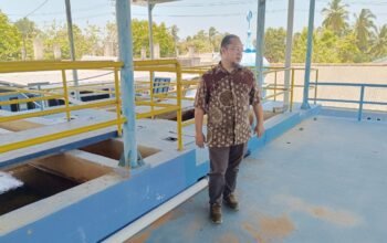 Bagian Perencanaan Perumdam TSS, Syamsurrizal. Foto: Rizki Ramadhani.