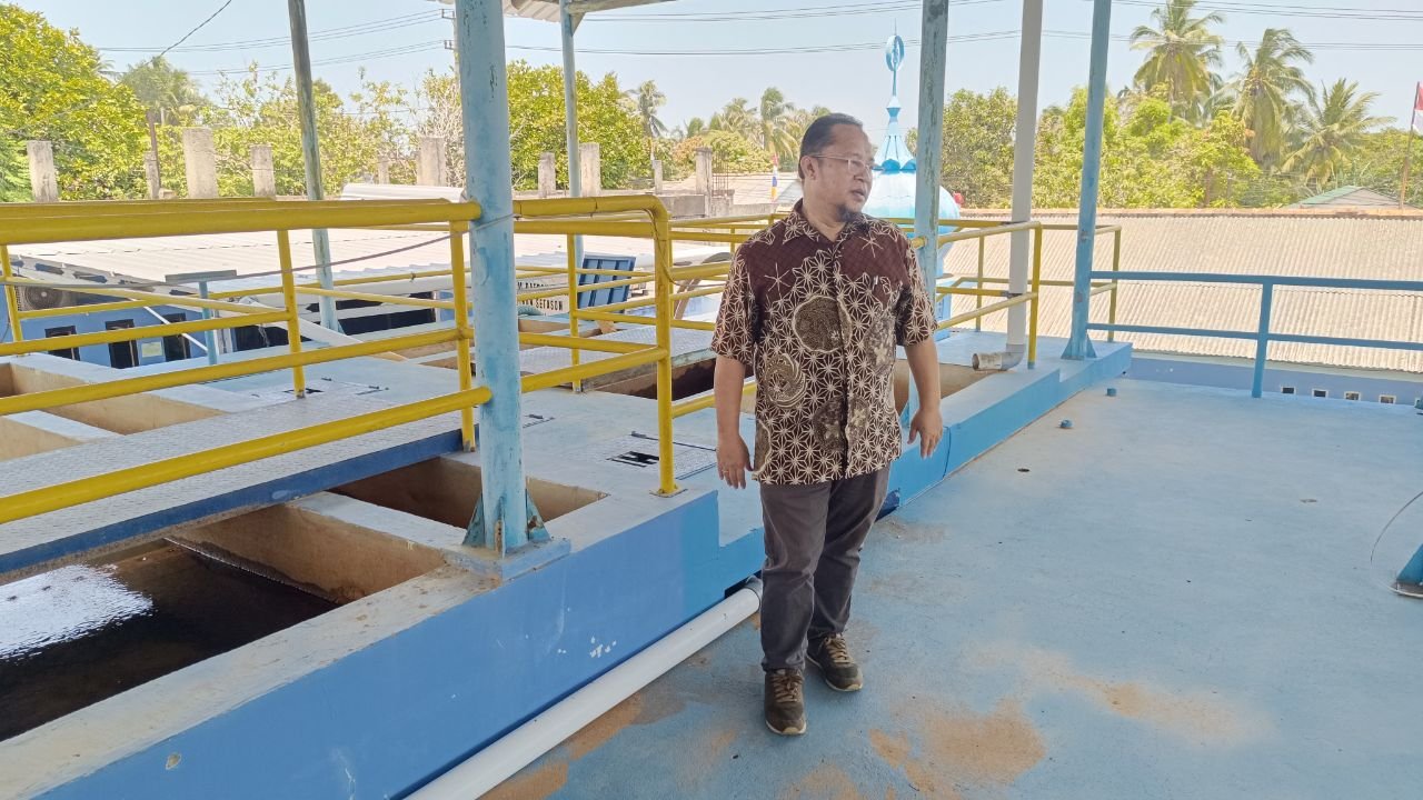 Bagian Perencanaan Perumdam TSS, Syamsurrizal. Foto: Rizki Ramadhani.