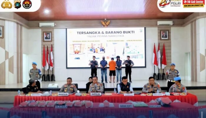 Polda Babel Gagalkan Peredaran 16,4 Kilogram Sabu dan Ribuan Ekstasi