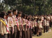 Lomba Mengembara Pramuka Penegak di Bangka Barat Tempuh Rute 25 Kilometer