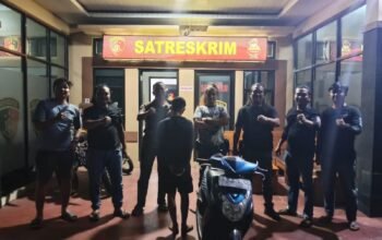 Tersangka YH saat diamankan polisi. Foto: Istimewa.