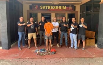Pelaku pencurian diamankan polisi. Foto: Istimewa.