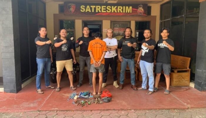 Polisi Bekuk Residivis Pencuri Alat Perkakas