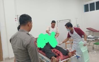Korban penganiayaan di Simpang Teritip. Foto: Istimewa.