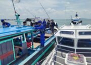 Giat patroli di perairan Teluk Kelabat. Foto: Istimewa.