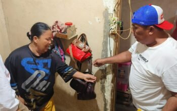 Kanit Reskrim Polsek Mentok, Ipda Sarasih Samosir saat di TKP. Foto: Istimewa.