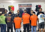 Tim Buser Naga Satreskrim Polresta Pangkalpinang mengamankan pelaku pencurian. Foto: Istimewa.