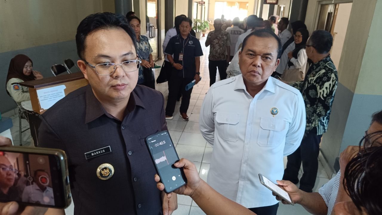 Markus dan Brigjen Pol. Eko Kristianto. Foto: Rizki Ramadhani.