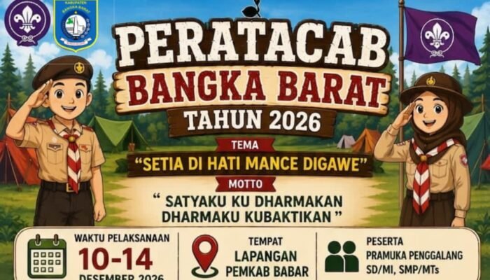 PERATACAB Babar 2026 Jadi Ajang Pacu Semangat Pramuka Muda
