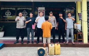 MA saat diamankan polisi. Foto: Istimewa.