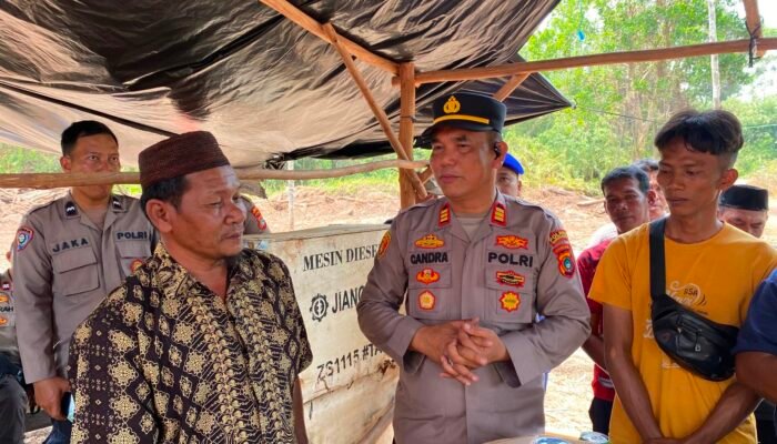 Polisi Minta Penambang PIP Hentikan Aktivitas di DAS dan Mangrove Sungai Kampak