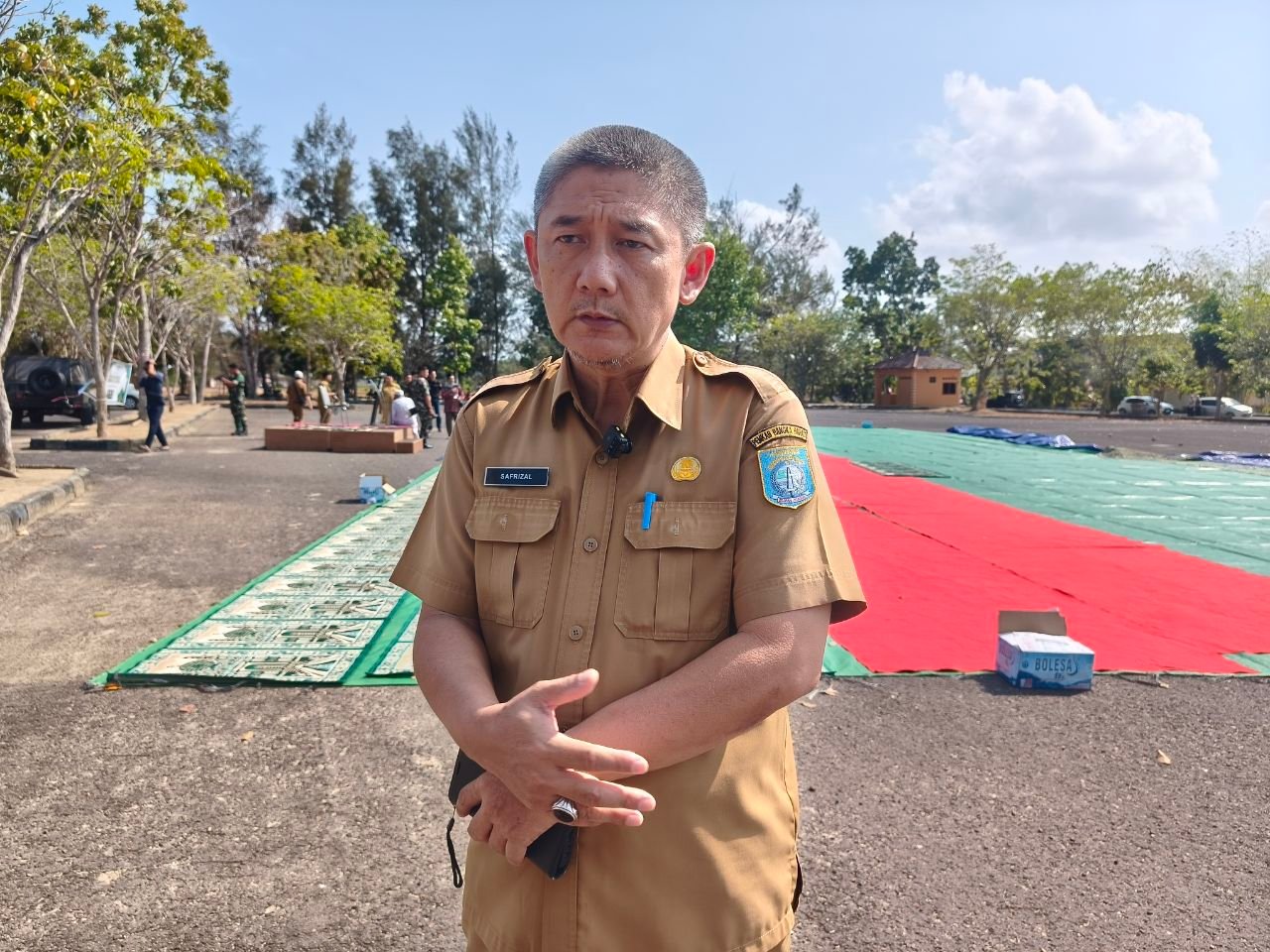 Kepala BPBD Bangka Barat, Safrizal. Foto: Rizki Ramadhani.