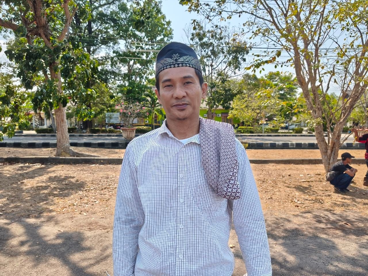 Direktur Perumdam TSS, Harpandi. Foto: Rizki Ramadhani.