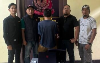 Pelaku pencurian diamankan polisi. Foto: Istimewa.