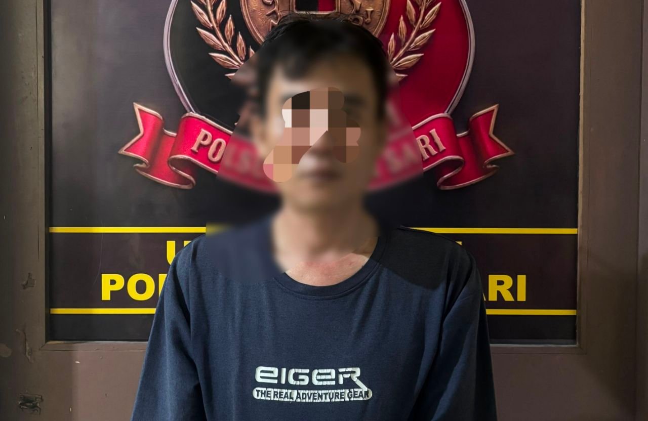 Pelaku pencurian diamankan polisi. Foto: Istimewa.