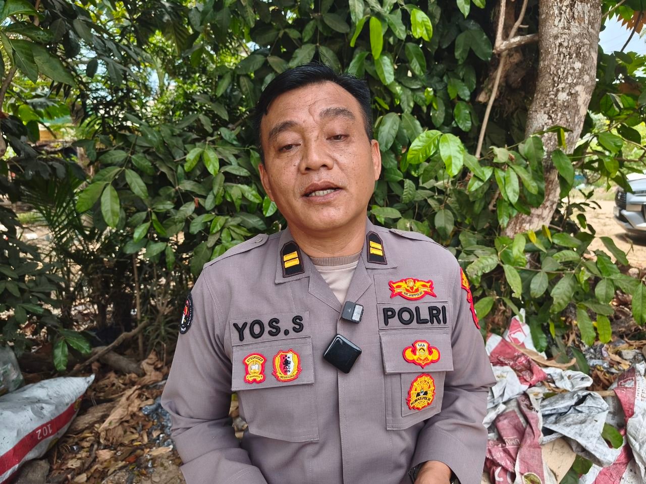 Kasi Humas Polres Bangka Barat, Iptu Yos Sudarso. Foto: Rizki Ramadhani.