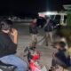 Tim URC Polres Babar dan Polsek Mentok saat ungkap kasus penganiayaan. Foto: Istimewa.