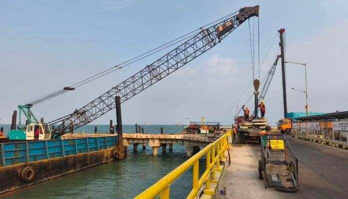 Pembangunan Sudah 62 Persen, PT. Nindya Karya Targetkan Dermaga II Tanjung Kalian Rampung 18 November