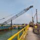 Pembangunan Dermaga II Pelabuhan Tanjung Kalian. Foto: Rizki Ramadhani.