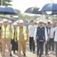 Markus saat meninjau Pelabuhan Tanjung Kalian. Foto: Istimewa.
