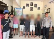 5 pengedar sabu diamankan polisi. Foto: Istimewa.