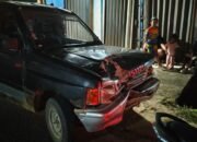 Mobil yang terlibat kecelakaan lalu lintas. Foto: Istimewa.