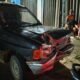Mobil yang terlibat kecelakaan lalu lintas. Foto: Istimewa.