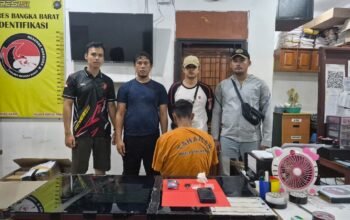 Pengedar sabu diamankan polisi. Foto: Istimewa.