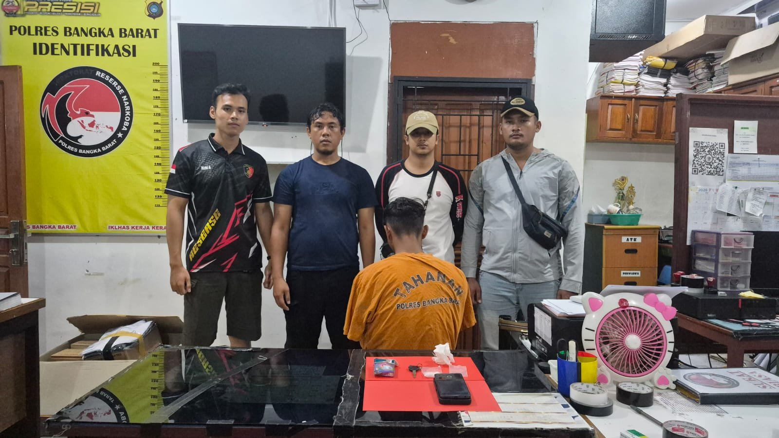 Pengedar sabu diamankan polisi. Foto: Istimewa.