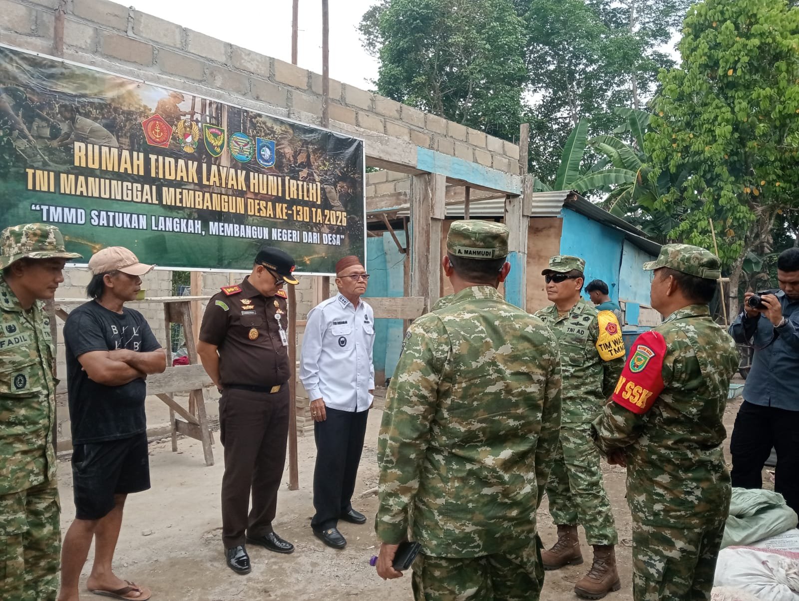 Monitoring TMMD Bangka Barat. Foto: Istimewa.