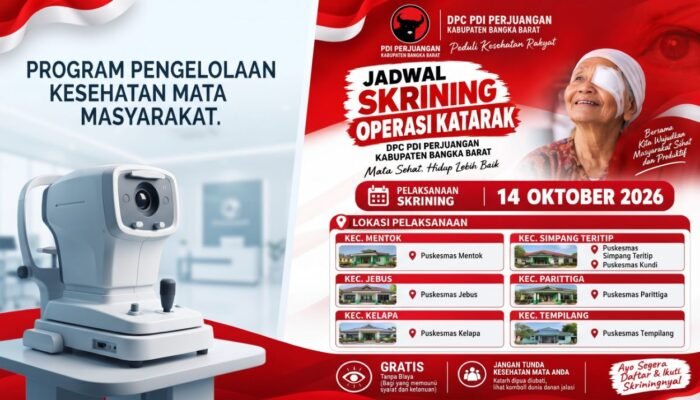 Rudianto Tjen Bantu 182 Warga Babar Dapatkan Layanan Operasi Katarak