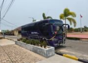 Bus penyelundupan timah diamankan polisi. Foto: Rizki Ramadhani.