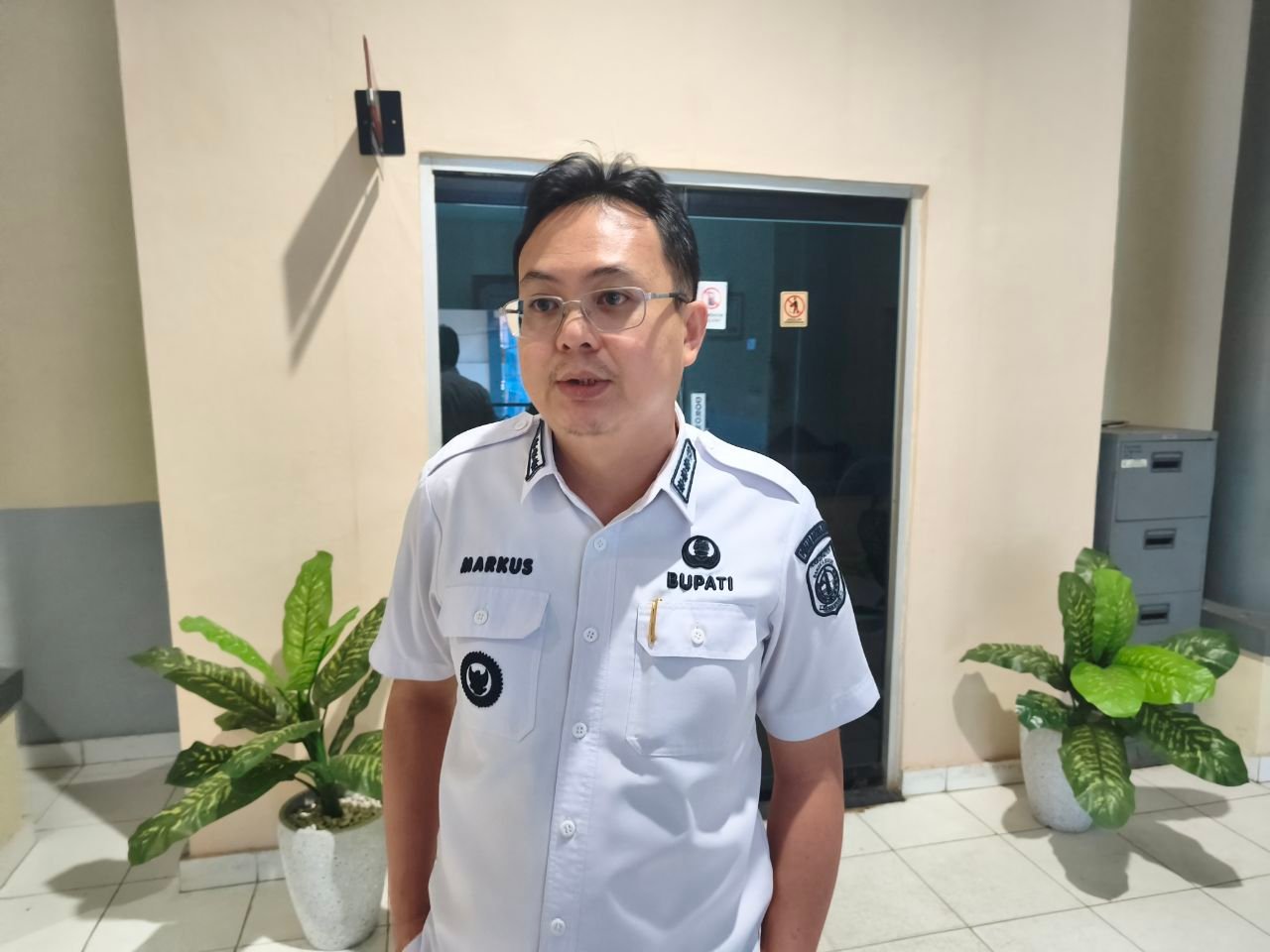 Bupati Markus. Foto: Rizki Ramadhani.