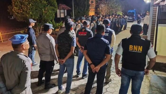 Razia BNN dan Polres Bangka, 2 Orang Jalani Asesmen Narkoba