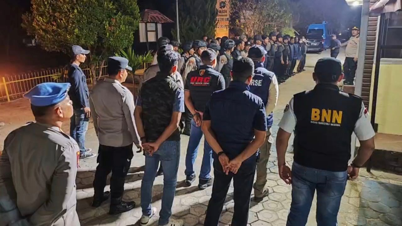 BNNK dan Polres Bangka. Foto: Istimewa.