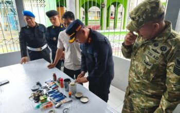 4 WBP Rutan Mentok dipindahkan ke Nusakambangan. Foto: Rizki Ramadhani.