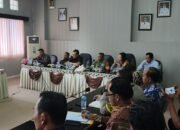 Pembahasan forkopimda Babar soal tambang DAS Kampak. Foto: Rizki Ramadhani.